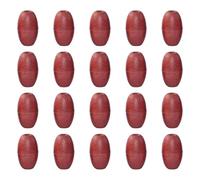 YROHGKPN Tackle Floats Lot de 20 marqueurs flottants en PVC rigide pour eau salée et eau douce 38 x 24 mm 6 mm