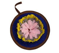 YROHGKPN Tapis à renifler pour chiens Puzzle interactif Distributeur de nourriture Jouet pour l'alimentation lente Forme ronde Améliore l'intelligence des lapins chiots Fournitures pour animaux de