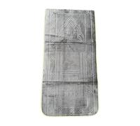 YROHGKPN Tapis de prière portable et pliable pour voyage, polyester solide, fond antidérapant, intérieur et extérieur, surface douce, tapis islamique