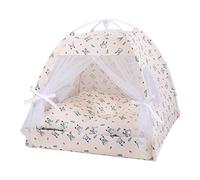 YROHGKPN Tente d'extérieur pour chat avec rideau transparent pour le camping, les voyages, les chats, les chiens, l'intérieur et l'extérieur, tipi pour le camping, la maison, respirant, pour grande