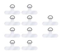 YROHGKPN Tether Tab Lot de 10 connecteurs universels sans colle pour téléphone portable Compatible avec la plupart des smartphones, tablettes Transparent