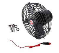 YROHGKPN Ventilateur de véhicule commercial de 8 pouces, systèmes de refroidissement 12 V-24 V avec réduction des vibrations, adapté aux camions, bus, bateaux, tous les véhicules, solution de
