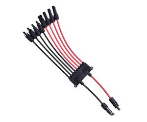 YROHGKPN Y Zweig Répartiteur solaire avec résistance et construction sans outil pour baie extérieure Connecteur solaire haute efficacité