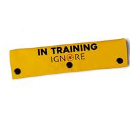 YROVWENQ in Training Ignore Funny Dog Leash Wrap Jaune pour Cordes de Chien avec Signe Ignore (en Training Ignore Manchon)
