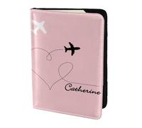 yrozvw Porte Passeport personnalisé Porte Passeport de Voyage Couverture de Passeport en Cuir pour Femmes Porte Passeport pour Hommes avec Texte et Images personnalisés