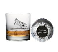 yrozvw Verre à whisky personnalisé Idée de cadeau pour les pères Verre à whisky personnalisé avec photo Cadeaux pour les pères,Verre à whisky original pour Noël et la fête des pères