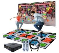 YRPRSODF Tapis de danse pour enfants et adultes, double utilisateur, tapis de danse musical Step pour TV, tapis de danse pour exercice et jeux, cadeaux pour garçons et filles âgés de 3 ans