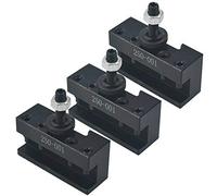 YRREATY 3PièCes SéRies Changement Tournant et Faisant Face le Support de Support D'Outil de Tour 250-001CNC Outil POST