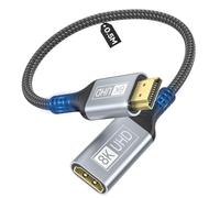 YRREATY Câble d'extension 8K Compatible 2.1 Service Client 24h | Produit testé en usine avec assistance client dédiée répondant sous 24 heures après demande.