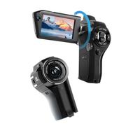 YRREATY Caméra DV Numérique 8K, Caméscope Vidéo 75MP avec Double Objectif, Zoom Numérique 16X, Écran Rotatif et Télécommande pour Vlogging