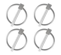 YRREATY Goupille RobusteAntiCorrosion 45mm | 4 pièces incluses, dimension 45 mm, Ø6,3 mm, idéal pour fixations et attachements.