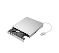 YRREATY Graveur de CD Plug and Play Lecture USB-C | Connexion USB-C prête à l’emploi, reconnaissance automatique du disque, portable pour voyages et travail.