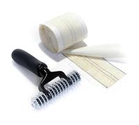 YRREATY Kit de Réparation de Tapis DIY avec Kit de Réparation de Patch de Tapis, Rouleau à Couture en Étoile de 5 Pouces et Adhésif Double Face pour Jointure de Tapis Inclus.