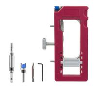 YRREATY Kit D'Installation de la Charnière de Porte Kit de Gabarit de Charnière de Porte Réglable S'Adapte à 90 Degrés de Portes de Porte à 90 Degrés avec Carré de Type Charnière