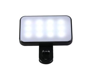 YRREATY Mini Portable Mini Rechargable Lampe 3 Modes Luminosité Réglable pour la Tablette pour Ordinateur Portable du Téléphone pour Rencontrer Utiliser la Lumière de Remplissage Selfie