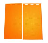 YRREATY Moule Silicone Cire D'Abeille Pour Fondation et Feuilles Apiculture | Format compact et léger, ce moule en silicone se replie facilement pour l'apiculture nomade et le transport sans souci.