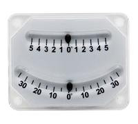 YRREATY Niveau de Pente à Haute Précision, Inclinomètre à Double Tube, Mètre d'angle, Mètre de Pente Monté sur Véhicule.