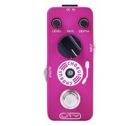 YRREATY Pédale de Chorus pour Guitare Mini Pédale D'Effets de Chorus pour Guitare Son de Chorus Classique et Chaleureux pour Guitare Électrique Effet de Dérivation Réel
