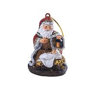 YRREATY Pendentif Noël Résine Santa Déco Mural Sapin avec Cordon Robuste | Parfait pour orner le sapin ou le mur, son style classique séduit les âges et s’adapte à tout décor.
