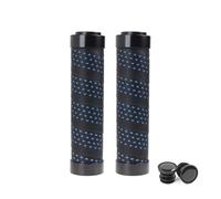 YRREATY Poignées de Vélo Installation Facile 22,2 mm Kit Avec Bouchons | Installation à l’aide d’un peu d’eau savonneuse, livré avec bouchons de -guidon et vis hex 3 mm.