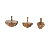 YRREATY PPR Step Drill Bit Set, 8mm Shank, Titanium-Coated Repair 40/50/63 | A complete 3-piece PPR drill bit set ships ready for immediate use, with titanium coating and fast repair capability.