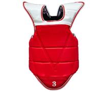 YRREATY Protecteur de Poitrine de Taekwondo Ajustable Compatible pour L'Entraînement et la Compétition avec Design Coloré Double Face Rouge M [140-160]