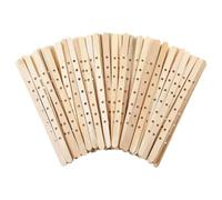YRREATY Supports de mèche 100 pièces Bois Pratique Alignement septtrous | Disposition à trous offre des options de placement simples pour des espacements constants et une combustion uniforme.