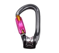 YRREATY Triact-Lock Mousqueton d'escalade pour l'escalade sur Rocher et sur Glace - Système de Poulie ROLLCLIP Z avec Vis de Verrouillage