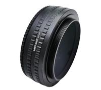 YRREATY Tube d'extension Macro M65 vers M65 Adaptateur Manuel Focus 25mm | Adaptateur hélicoïdal sans électronique en alliage d'aluminium noir, mise au point et ouverture manuelles.