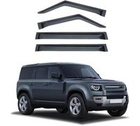 Yrrltsy Déflecteurs latéraux pour Defender 110 2020-2024 - Double Fonction Anti-Pluie et Anti-Vent | Design aérodynamique Discret