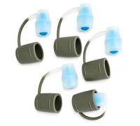 Yrsssa Lot de 5 embouts de valve de rechange avec couvercle - Silicone de | Compatible avec les réservoirs d'hydratation Salomon, Osprey, Nathan, Gregory et Hydrapak, s'adapte à la plupart des valves