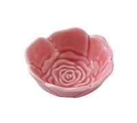 YRthongXy Bol à trempette, 4 Oz Flower Shape Ceramic Dip Bowls Sauce Dish Mini Condiment Porcelain Sauce Bowl