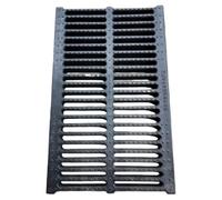 YRthongXy Clôture d'égout, Grilles de Drainage de tranchées de puits rectangulaires for allées, Auge de Sol de Cour,(300 * 100 * 20mm)