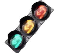 YRthongXy Feu de signalisation, Feu de signalisation enfichable à Panneau Lumineux, étanche et Anti-poussière, Anti-électrocution