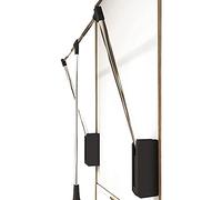 YRthongXy Tringle à vêtements escamotable, Closet Pole Clothing Finishing Rack, Wall Mounting Industrial Wall Frame,