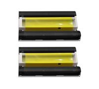 YRTJINYQ Cassette d'encre et Ensemble de Papier Photo compatibles avec l'imprimante Selphy CP1300 CP1200 CP1000 CP910 CP1500 6 Pouces(2 Ink)