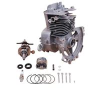 YRTJINYQ Kit d'assemblage de Piston Cylindre 39 mm Compatible avec Les tondeuses à Gazon GX35 GX35NT Comprenant Un Boulon de Montage, Une Bague d'étanchéité, Un axe de Piston et Un circlip