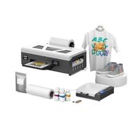 YRTJINYQ Taille A4 de l'imprimante DTF Compatible avec Le Transfert de Film Direct Compatible avec T-Shirt et Jeans Impression L805 DTF à Jet d'encre(A4 Oven Only)