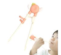 YRTUOP Baguettes Pour Débutants,Support à Boucle Détachable | Couverts Ludiques pour et Collations,Pour Difficiles à Manger, Aide Ustensile, Outil d'Apprentissage et d'Entraînement pour une