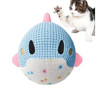 YRTUOP Balle Interactive pour Chien - Jouet Roulant Intelligent en Forme d'animal,Jouet pour Chien Balle Sautante Rechargeable - pour Enrichissement Stimulation Mastication Education Exercice