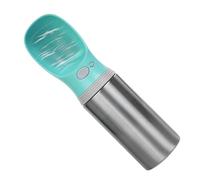 YRTUOP Bouteille d'eau pour Chien | 400ml Portable pour Chiot en Acier Inoxydable Distributeur d'eau - Accessoire Tasse Abreuvoir Anti-Renversement pour Route Plage Été Camping Randonnée Voyage