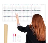 YRTUOP Calendrier Effaçable Sec Pour Mur,Tableau de Planification Mensuel | Planificateur Semainier Sans Date pour Frigo Bureau Dortoir Salle de Classe Cuisine Maison Préparation Repas