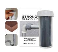 YRTUOP Colle Adhésive | Argile de Soudure Étanche 30g | Fixation Polyvalente Résistante à l'Eau pour Réparation Rapide de Conduites Trous Carrelage Métal