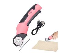 YRTUOP Cutter Électrique pour Carton,Découpe-Boîte Mini Portable avec Verrou de Sécurité et Éclairage LED | Ciseaux Rechargeables pour Moquettes, Usage Industriel, Tissus, Cuir, Loisirs Créatifs et