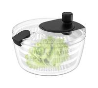 YRTUOP Essoreuse À Salade, Couverts À Salade Grande Capacité 4L Déshydrateur pour Fruits Et Légumes Essoreuses À Salade Transparent Essorage Facile Et Rapide, Gain De Place, Utilisable comme Saladier