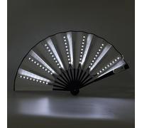 YRTUOP Éventails Pliants À LED, Éventail À Main Moderne Lumineux Ventilateur Chinois Pliable Ventilateur À Main Décoration Pour Danse, Cosplay, Boîte De Nuit, Décoration