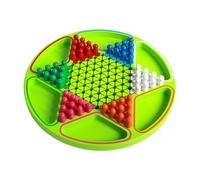 YRTUOP Jeu De Société De Dames,Jouets De Table Stratégiques De Forme Hexagonale | Jeu De Dames De Voyage avec des Perles en Bois Colorées | pour Garçons Filles Adultes École Maison Occasions De