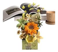 YRTUOP Kit de Fleurs en Tiges Chenille - DIY Bouquet décoratif en tiges chenille - Set de Fils Chenille pour Fleurs Fait Main | pour Maison Salon Chambre Fête Mère Saint-Valentin