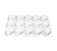 YRTUOP Moules En Silicone Pour Chocolat,Outil de Moulage à Démoulage Facile pour les Loisirs Créatifs,Moules À Gâteau De Fête - Pour Cire, Ciment, Argile, Savon, Gelée, Pudding, Dessert,