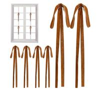 YRTUOP Noeud Papillon pour Sapin De Noël, pour Couronnes De Fêtes, Lot de 6 Décorations Festives pour Fêtes Mariage Anniversaire Voiture Maison